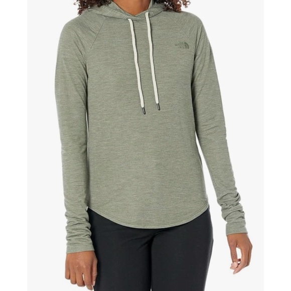 The North Face Tops - THE NORTH FACE • Thyme Heather Westbrae Knit Pullover Hoodie, L
